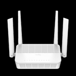 Маршрутизатор CUDY GP3000 AX3000 Wi-Fi 6 GPON Router Dual Band Gigabit xPON, Realtek chipset, GPON/EPON, 2402Mbps at 5GHz + 576Mbps at 2.4GHz, 802.11ax/ac/a/b/g/n, 1 PON Port, 4 Gigabit RJ45 port, Power ON/OFF Button,WPS Button,WiFi Button, Reset butto