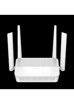 Маршрутизатор CUDY GP3000 AX3000 Wi-Fi 6 GPON Router Dual Band Gigabit xPON, Realtek chipset, GPON/EPON, 2402Mbps at 5GHz + 576Mbps at 2.4GHz, 802.11ax/ac/a/b/g/n, 1 PON Port, 4 Gigabit RJ45 port, Power ON/OFF Button,WPS Button,WiFi Button, Reset butto