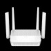 Маршрутизатор CUDY GP3000 AX3000 Wi-Fi 6 GPON Router Dual Band Gigabit xPON, Realtek chipset, GPON/EPON, 2402Mbps at 5GHz + 576Mbps at 2.4GHz, 802.11ax/ac/a/b/g/n, 1 PON Port, 4 Gigabit RJ45 port, Power ON/OFF Button,WPS Button,WiFi Button, Reset butto