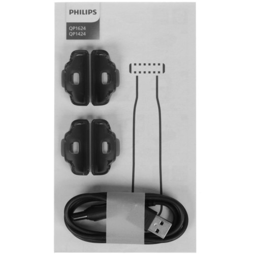 Триммер/ Триммер Philips OneBlade Pro QP1624/10 серый/зеленый 0.5Вт (насадок в компл:6шт)
