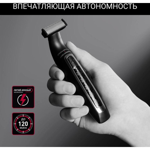 Триммер/ Триммер Rowenta TN602LF0 черный (насадок в компл:2шт)