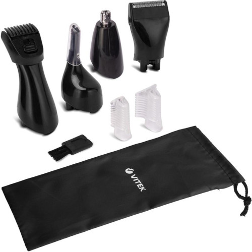 Триммер/ Триммер Vitek VT-2545 черный (насадок в компл:4шт)