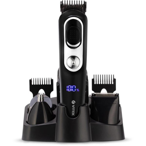 Триммер/ Триммер Vitek VT-2549 черный (насадок в компл:5шт)