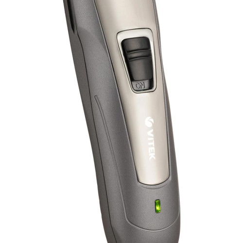Машинка для стрижки/ Машинка для стрижки Vitek VT-2572 графитовый 3Вт (насадок в компл:2шт)