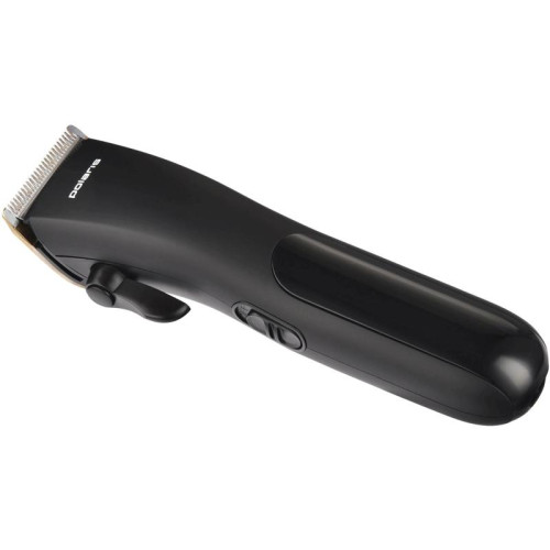 Машинка для стрижки/ Машинка для стрижки Polaris PHC 2500 черный 3Вт (насадок в компл:6шт)