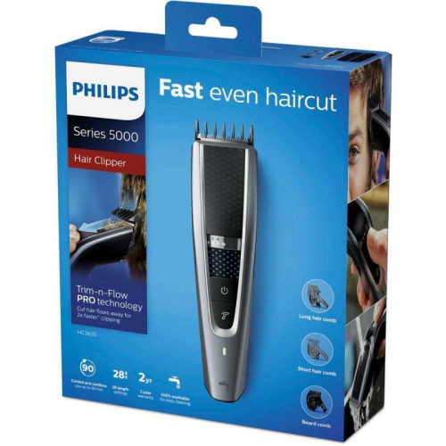 Машинка для стрижки/ Машинка для стрижки Philips HC5630/15 черный (насадок в компл:3шт) Машинка для стрижки/ Машинка для стрижки Philips HC5630/15 черный (насадок в компл:3шт)