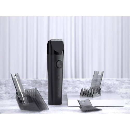 Машинка для стрижки/ Машинка для стрижки Xiaomi Hair Clipper черный 3Вт (насадок в компл:3шт)