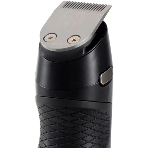 Машинка для стрижки/ Машинка для стрижки Hyundai H-HC7120 черный/серебристый 5Вт (насадок в компл:10шт)