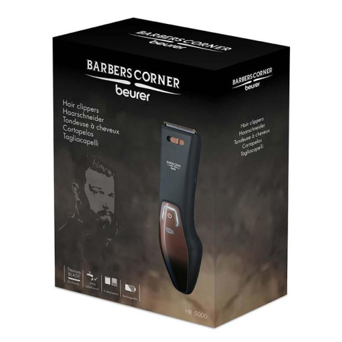 Машинка для стрижки/ Машинка для стрижки Beurer HR5000 черный (насадок в компл:2шт)
