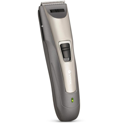Машинка для стрижки/ Машинка для стрижки Vitek VT-2572 графитовый 3Вт (насадок в компл:2шт)
