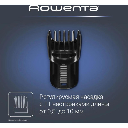 Триммер/ Триммер Rowenta TN2801F4 черный (насадок в компл:1шт)