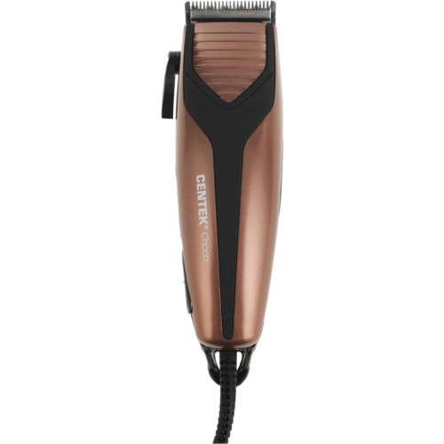 Машинка для стрижки/ Машинка для стрижки Centek CT-2113 коричневый/черный 12Вт (насадок в компл:4шт)