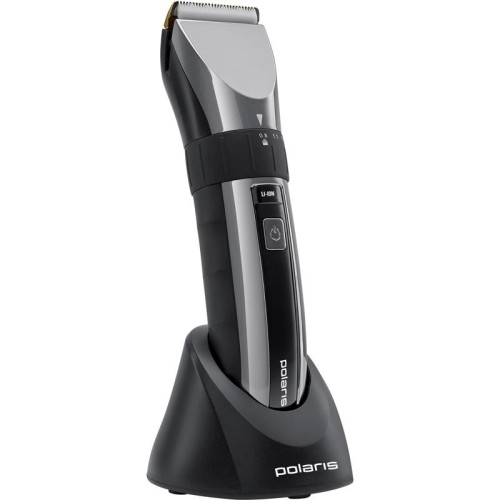 Машинка для стрижки/ Машинка для стрижки Polaris PHC 3017RC Argan Therapy Pro черный/серебристый (насадок в компл:5шт)
