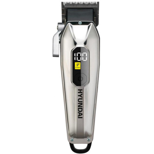 Машинка для стрижки/ Машинка для стрижки Hyundai H-HC7110 серебристый/черный 5Вт (насадок в компл:6шт)