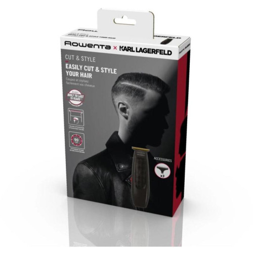 Машинка для стрижки/ Машинка для стрижки Rowenta Cut & Style KL TN182LF0 черный (насадок в компл:3шт)