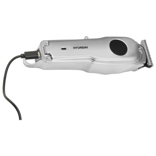 Машинка для стрижки/ Машинка для стрижки Hyundai H-HC7111 серебристый/черный 5Вт (насадок в компл:3шт)