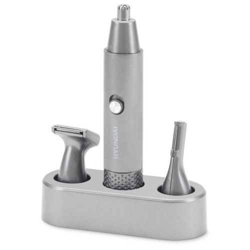 Триммер/ Триммер Hyundai H-HT6010 графитовый/черный (насадок в компл:3шт)