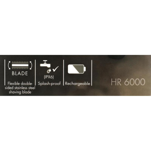 Триммер/ Триммер Beurer HR6000 черный (насадок в компл:1шт)