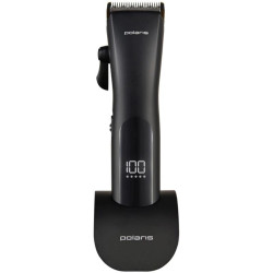 Машинка для стрижки/ Машинка для стрижки Polaris PHC 2500 черный 3Вт (насадок в компл:6шт)