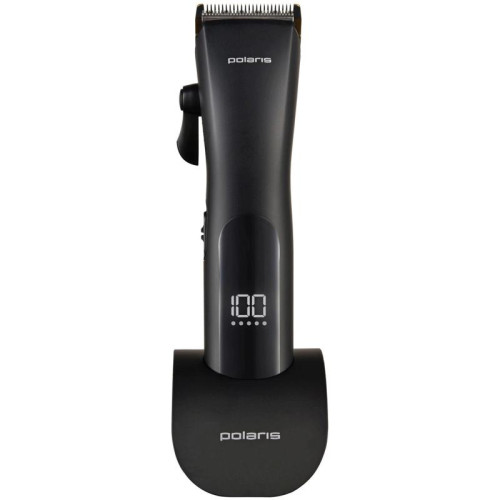 Машинка для стрижки/ Машинка для стрижки Polaris PHC 2500 черный 3Вт (насадок в компл:6шт)