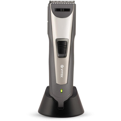 Машинка для стрижки/ Машинка для стрижки Vitek VT-2572 графитовый 3Вт (насадок в компл:2шт)