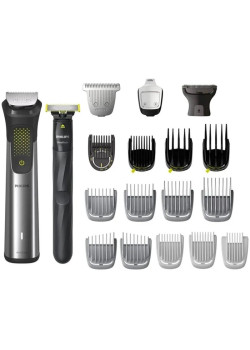 Триммер/ Триммер Philips Series 9000 MG9553/15 серебристый/черный 5Вт (насадок в компл:16шт)