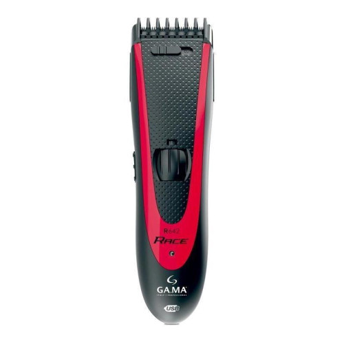 Машинка для стрижки/ Машинка для стрижки Ga.Ma R642 - HF + R727 - HF черный/красный (насадок в компл:2шт)