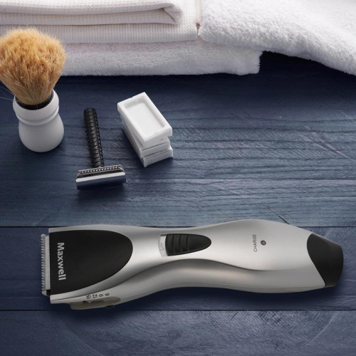 Машинка для стрижки/ Машинка для стрижки Maxwell MW-2103 серебристый (насадок в компл:1шт)