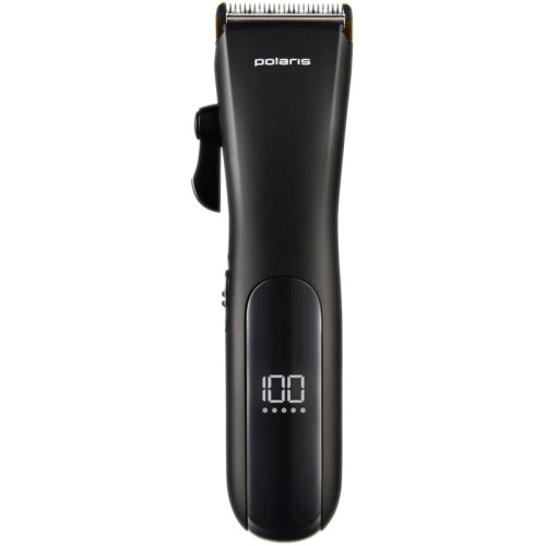 Машинка для стрижки/ Машинка для стрижки Polaris PHC 2500 черный 3Вт (насадок в компл:6шт)