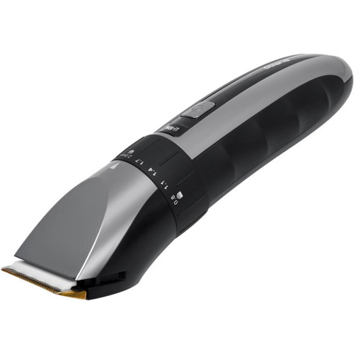 Машинка для стрижки/ Машинка для стрижки Polaris PHC 3017RC Argan Therapy Pro черный/серебристый (насадок в компл:5шт)