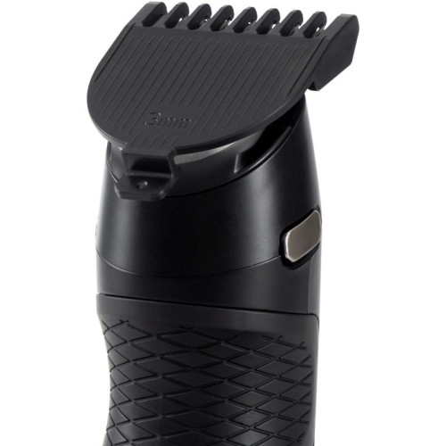 Машинка для стрижки/ Машинка для стрижки Hyundai H-HC7120 черный/серебристый 5Вт (насадок в компл:10шт)