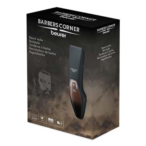 Триммер/ Триммер Beurer HR4000 черный (насадок в компл:4шт)