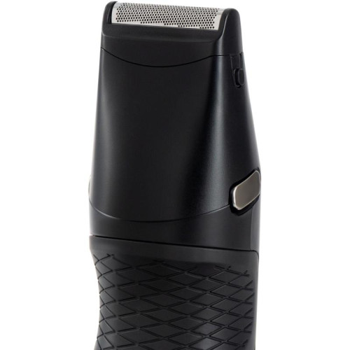 Машинка для стрижки/ Машинка для стрижки Hyundai H-HC7120 черный/серебристый 5Вт (насадок в компл:10шт)