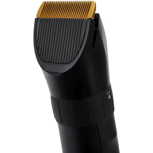 Машинка для стрижки/ Машинка для стрижки Polaris PHC 3017RC Argan Therapy Pro черный/серебристый (насадок в компл:5шт)