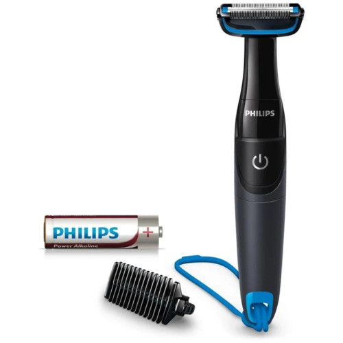 Триммер/ Триммер Philips Series 1000 BG1024/16 черный/голубой (насадок в компл:1шт)