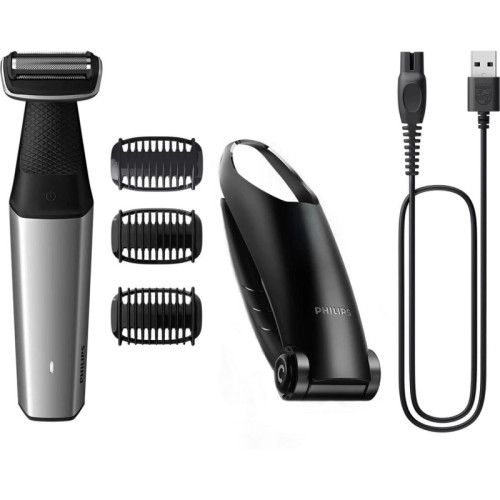 Триммер/ Триммер Philips Series 5000 BG5021/15 серебристый/черный 5Вт (насадок в компл:3шт) Триммер/ Триммер Philips Series 5000 BG5021/15 серебристый/черный 5Вт (насадок в компл:3шт)