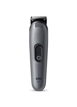 Триммер/ Триммер Braun AIO3500 серый (насадок в компл:3шт)