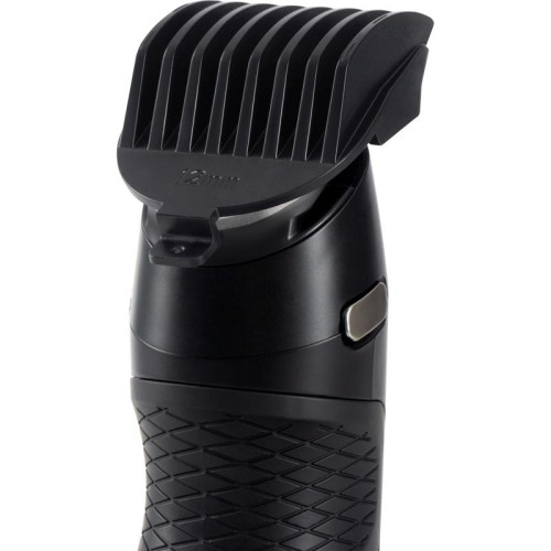 Машинка для стрижки/ Машинка для стрижки Hyundai H-HC7120 черный/серебристый 5Вт (насадок в компл:10шт)