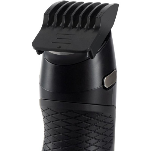 Машинка для стрижки/ Машинка для стрижки Hyundai H-HC7120 черный/серебристый 5Вт (насадок в компл:10шт)