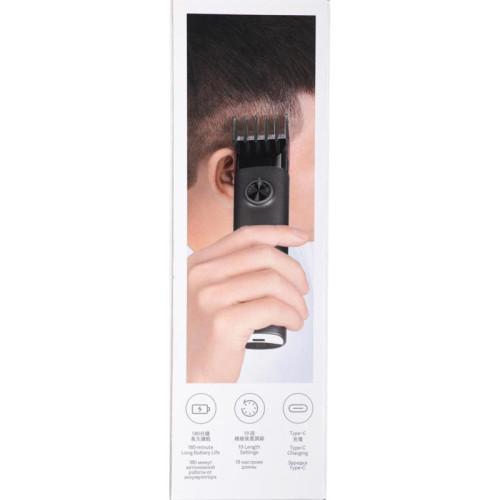 Машинка для стрижки/ Машинка для стрижки Xiaomi Hair Clipper черный 3Вт (насадок в компл:3шт)