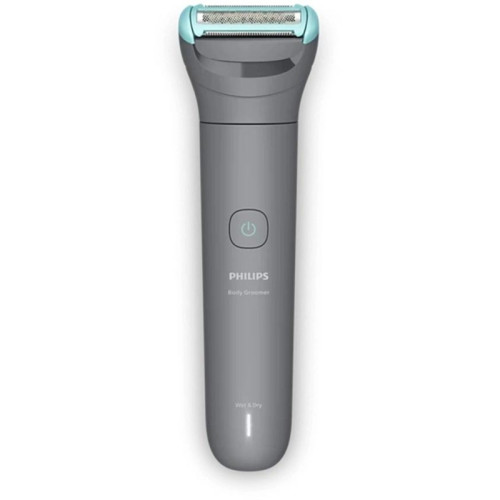 Триммер/ Триммер Philips Series 3000 BG3480/15 серый/бирюзовый (насадок в компл:2шт)