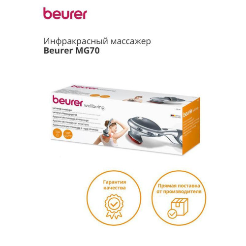 Массажер/ Массажер Beurer MG70 22Вт серый (649.05)