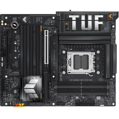 Материнская плата ASUS TUF GAMING X870-PLUS WIFI SocketAM5 AMD X870 4xDDR5 ATX AC`97 8ch(7.1) 2.5Gg RAID+HDMI [TUF GAMING X870-PLUS WIFI]