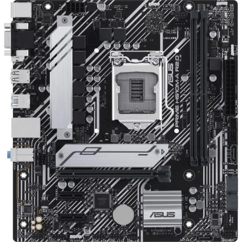 Материнская плата ASUS PRIME H510M-A R2.0 Soc-1200 Intel H470 2xDDR4 mATX AC`97 8ch(7.1) GbLAN+VGA+HDMI+DP [PRIME H510M-A R2.0]