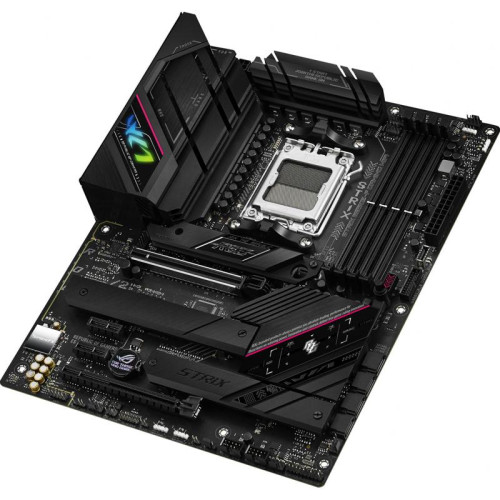 Материнская плата ASUS ROG STRIX B650E-F GAMING WIFI SocketAM5 AMD B650 4xDDR5 ATX AC`97 8ch(7.1) 2.5Gg RAID+HDMI+DP [ROG STRIX B650E-F GAMING WIFI]