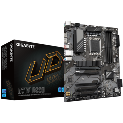 Материнская плата MB GIGABYTE INTEL B760 s1700, 4xDDR5(192GB), HDMI 2.0/DP, 1xPCIe 4.0x16, 4xPCIe 3.0x16, 1xLAN, 4xSATA 6Gb/s, 2xM.2, 1xUSB-C, 1xUSB 3.2, 4xUSB 2.0, 1xPS/2, ATX