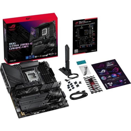 Материнская плата Asus ROG STRIX Z890-E GAMING WIFI Soc-1851 Intel Z890 4xDDR5 ATX AC`97 8ch(7.1) 5Gigabit RAID+HDMI+DP