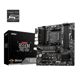 Материнская плата MB MSI AMD B550 sAM4, 4xDDR4(128GB), D-SUB/HDMI 2.1/DP, 1xPCIe 4.0x16, 2xPCIe 3.0, 1xLAN, 4xSATA 6Gb/s, 2xM.2, 4xUSB 3.2, 2xUSB 2.0, 1xPS/2, mATX