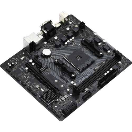 Материнская плата Asrock A520M-HDV Soc-AM4 AMD A520 2xDDR4 mATX AC`97 8ch(7.1) GbLAN RAID+VGA+DVI+HDMI [A520M-HDV]