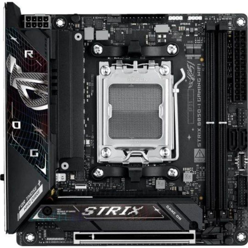 Материнская плата Asus ROG STRIX B850-I GAMING WIFI SocketAM5 AMD B850 2xDDR5 mini-ITX AC`97 8ch(7.1) 2.5Gg RAID+HDMI Материнская плата Asus ROG STRIX B850-I GAMING WIFI SocketAM5 AMD B850 2xDDR5 mini-ITX AC`97 8ch(7.1) 2.5Gg RAID+HDMI